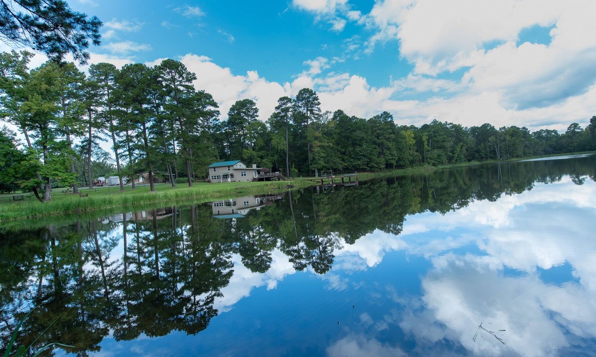 Jonesville House | 391-acre ranch home with private lake, pier, amazing views & game room
