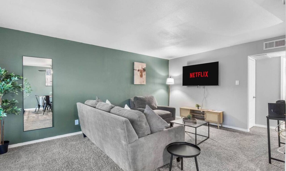 Central Arlington Apartment | Arlington 1BR | AT&T, Globe Life, 6 Flags, Parking