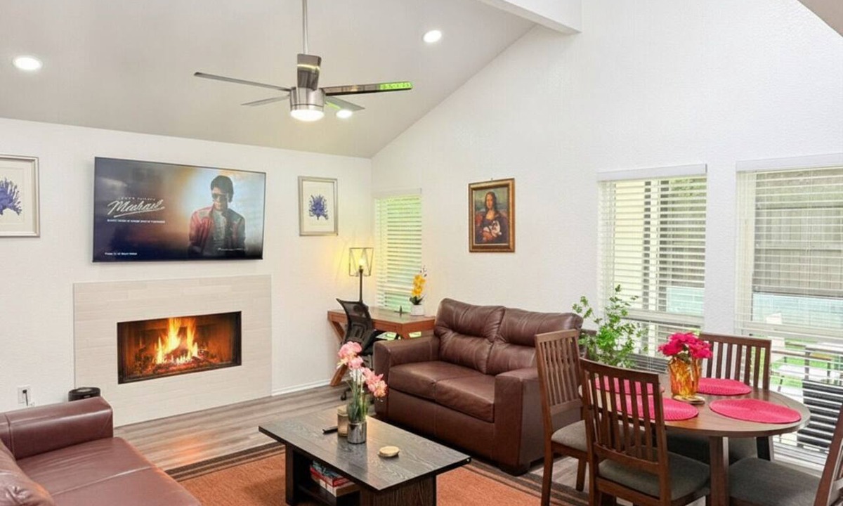 West Arlington House | Arlington Entertainment District Home Brown Door