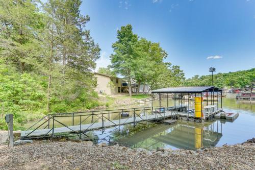 Roach House | Balcony & Fire Pit: Home on Lake of Ozarks!