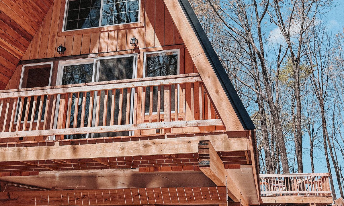 Omaha Cabin | COZY A Frame Cabin In The Woods Near Branson MO