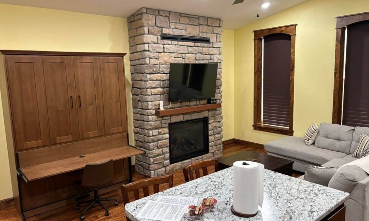 Sabetha Apartment | Downtown Retreat Overlooking Main Street