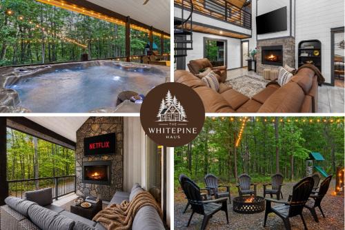 Pickens Ski Chalet | Forest Views, Cozy Cabin Hot Tub, Firepit, Arcade Games, B-ball, Kids Playset