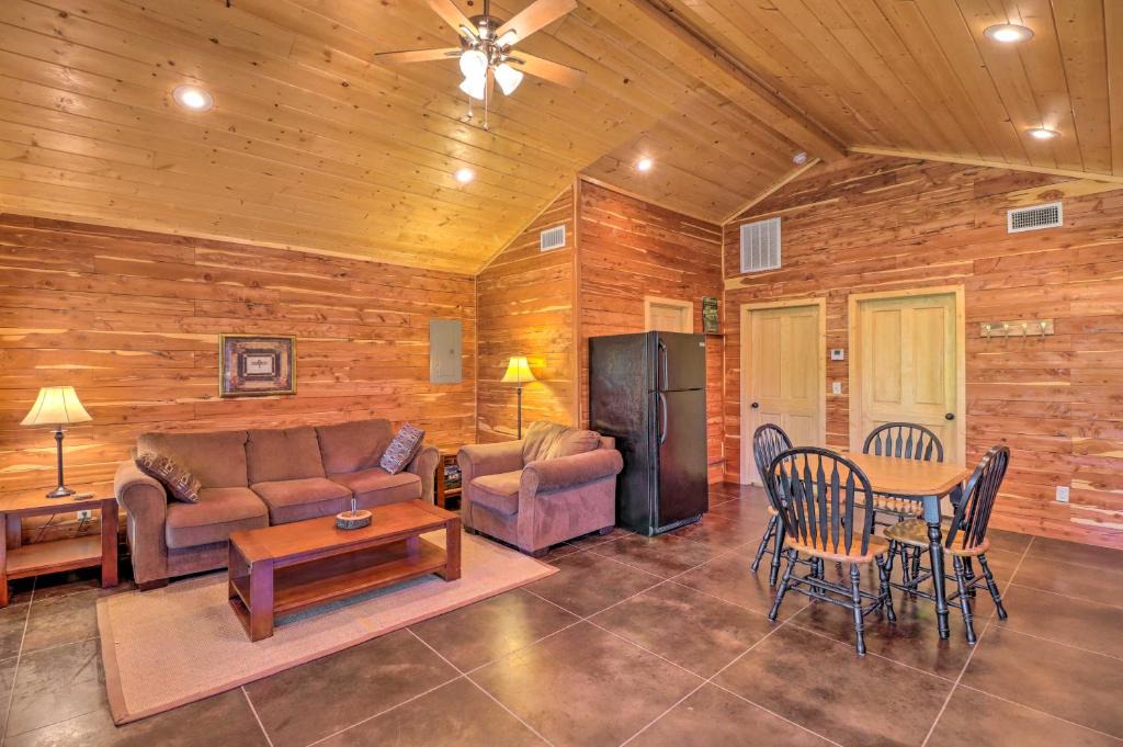 Swinging Bridge Village House | Heber Springs Cabin w/Deck + River Views!