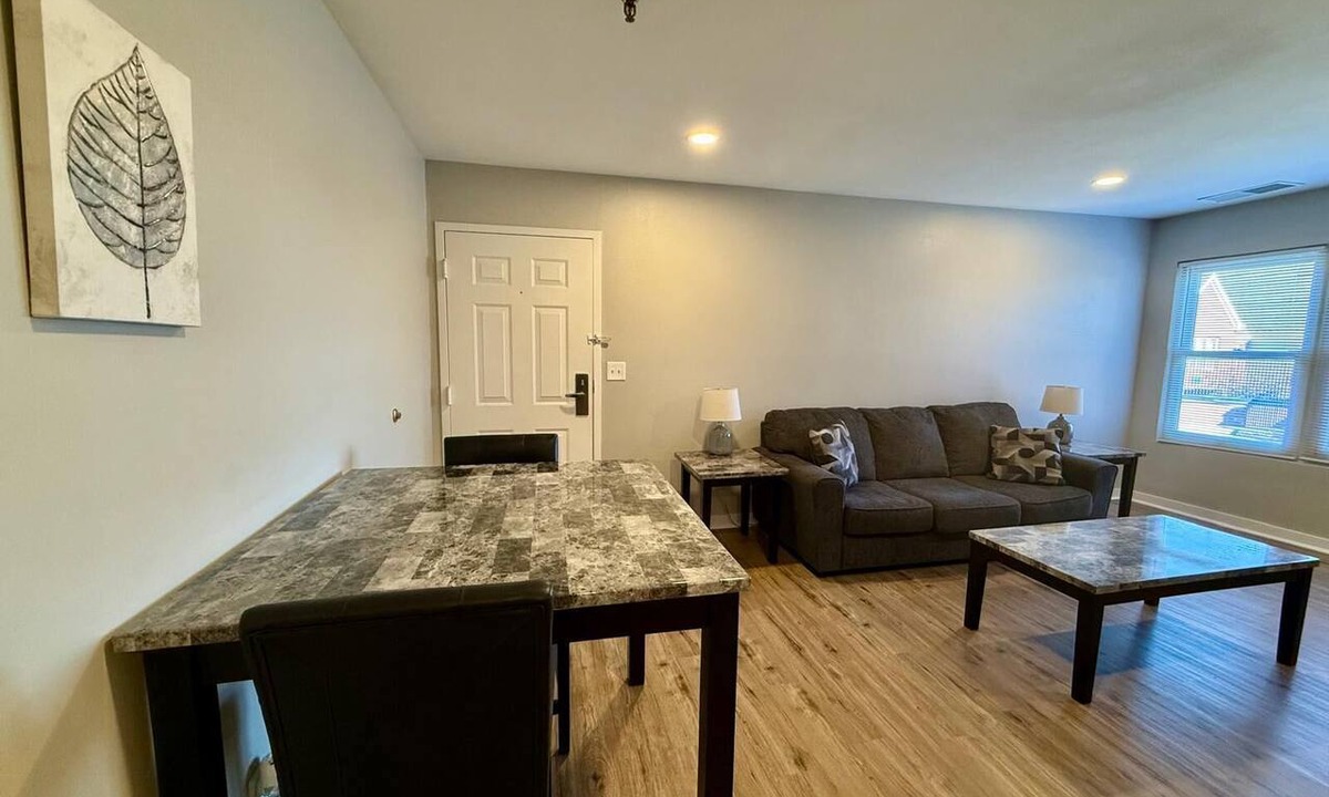 South Central Omaha Apartment | King Bed Oasis, Steps from UNO Bliss
