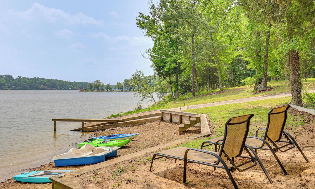 Winnsboro House | Lakefront Winnsboro Home w/20+ Acres!