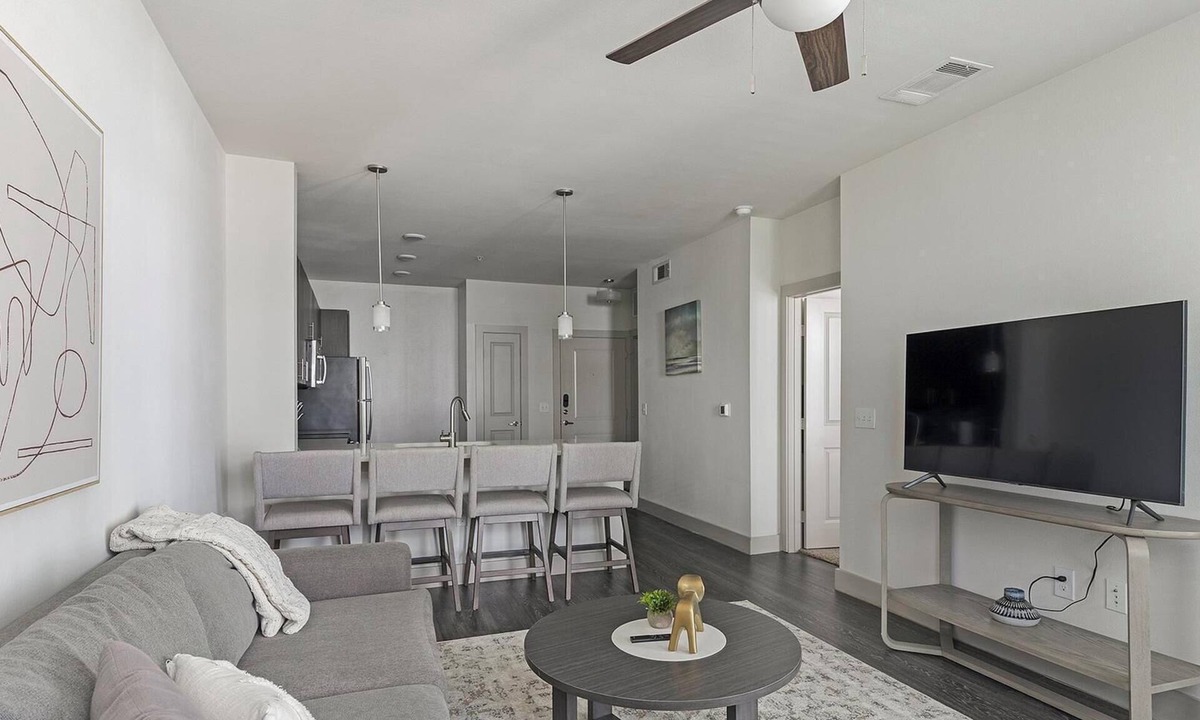 Vickery Meadow Apartment | Landing | Chic 1BD, Pool, Gym