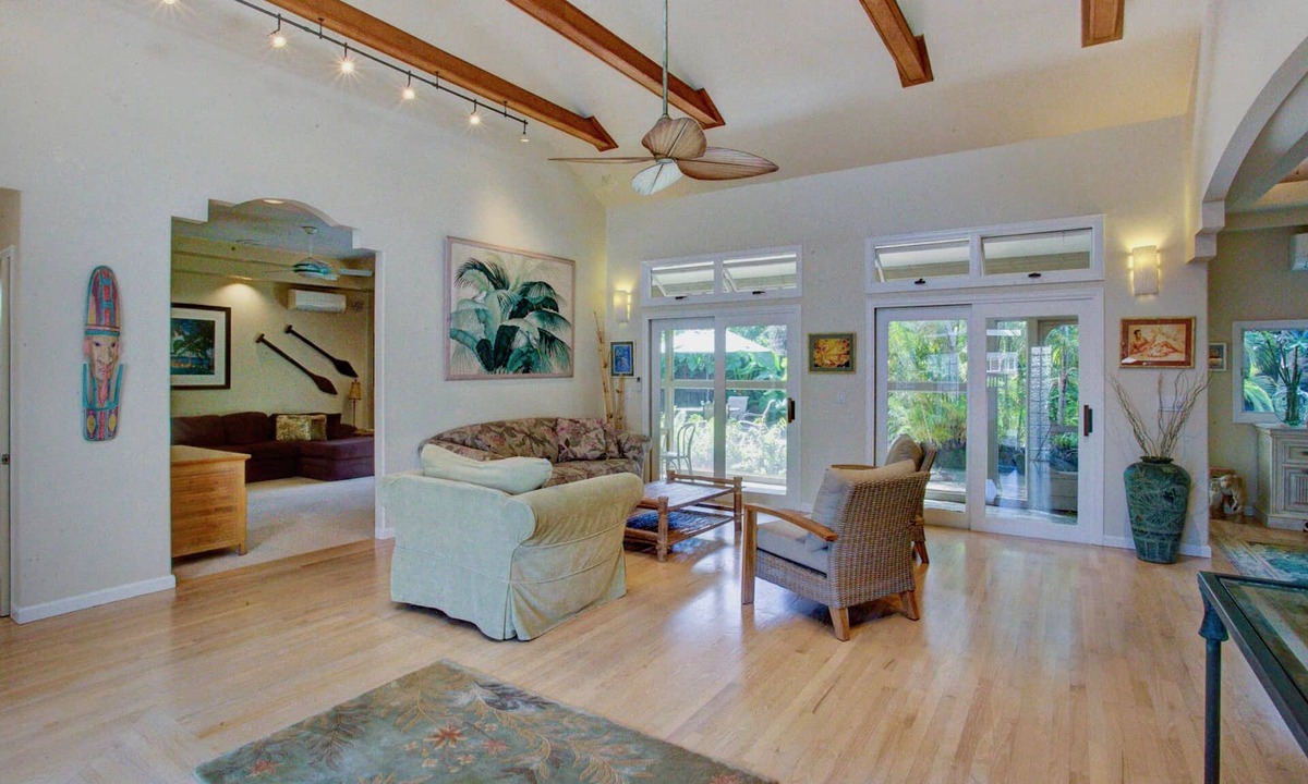 Poipu House | Large beautiful home with air conditioning! Walk to Beaches, Resort Pool