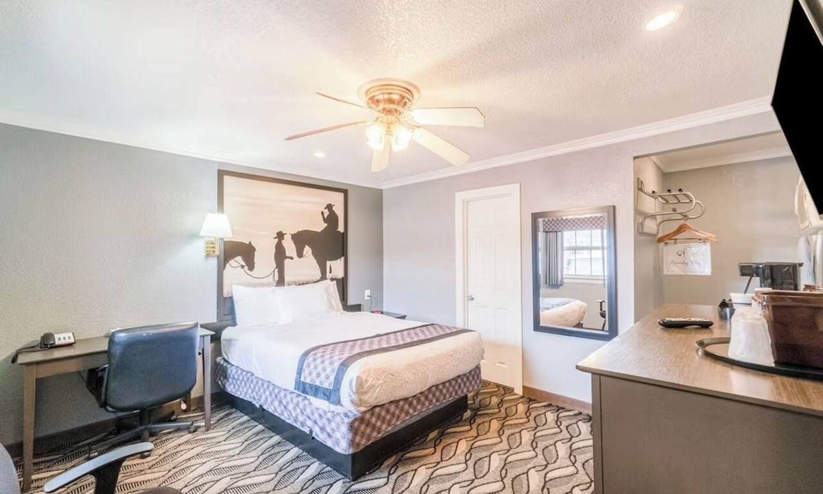 Ira Hotel | Near Sammy Baugh Golf Course & Local Dining Spots | Queen Bed Non‑Smoking