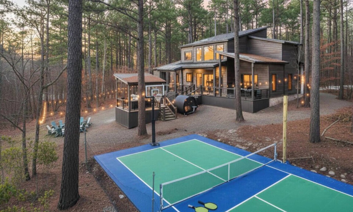 Pickens Cabin | Sauna+Cold Plunge | Pickleball | Cabin Sleeps 14