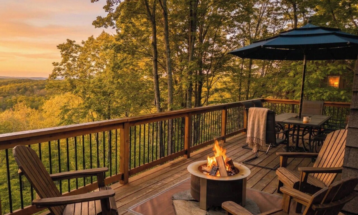 Bellaire House | Secluded A-Frame with Epic Views & Pool Access