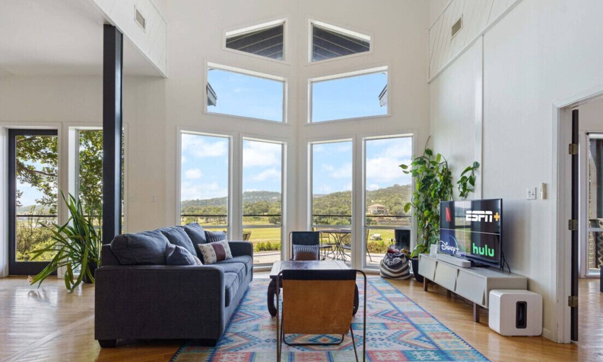 Lower Basin Lake Travis House | Sunset Waterfront Escape w/Pool & River Views, Minutes to Lake Travis!