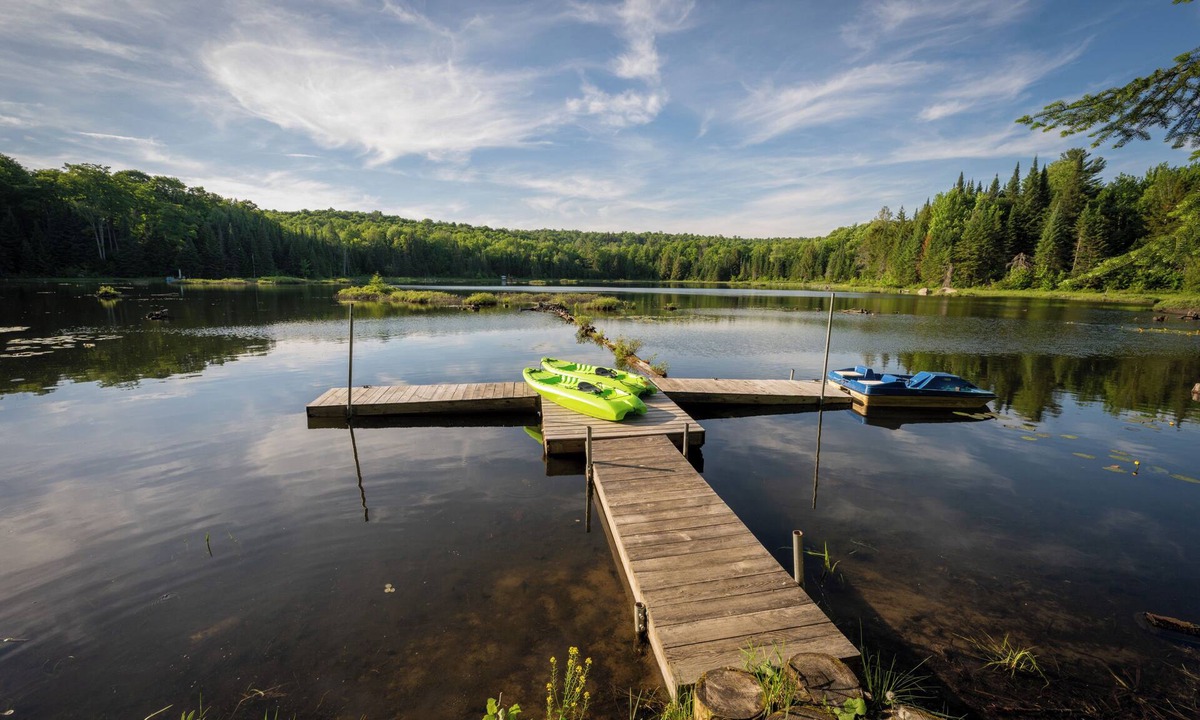 Pine Hill Ski Chalet | The 22 | Lakefront Cabin - Hot Tub, High-Speed Wifi, Work Friendly, Nature
