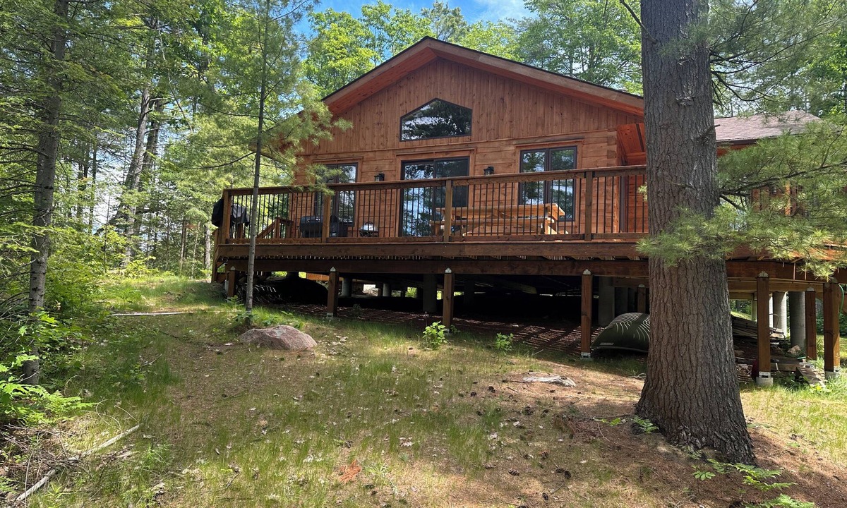 Georgian Bay Cottage | Timber cottage with large deck overlooking the water. Boat access only, no road.