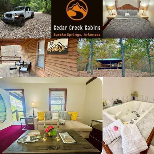 Eureka Springs House | Trout Lily Cabin - Giant Spa tub & Peaceful Location