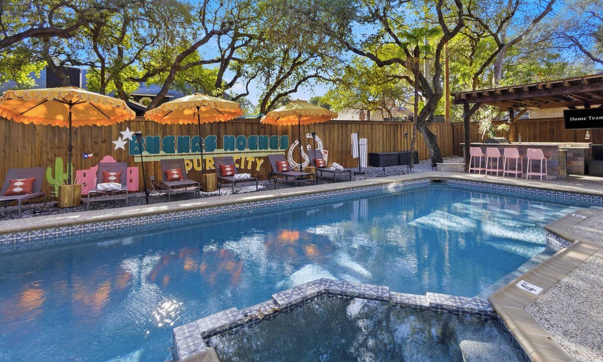 Wetmore House | Ultimate Backyard Pool Game Room Kid's Room