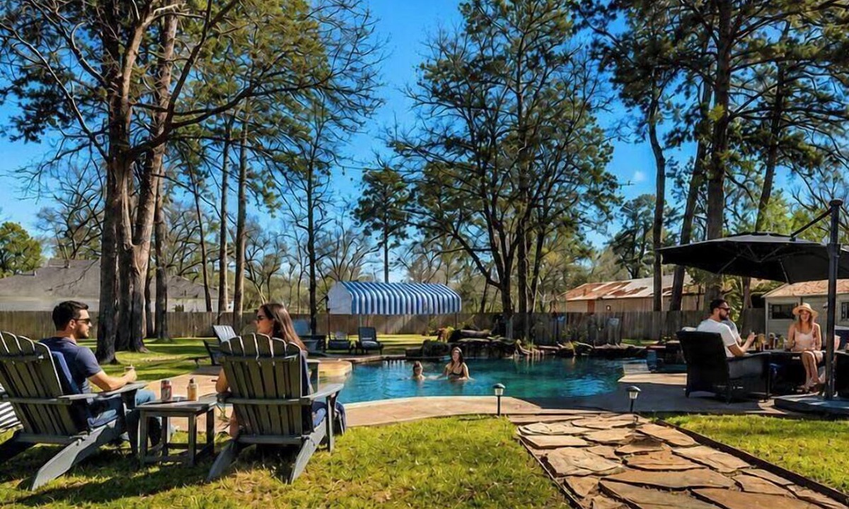Tomball House | Villa for 50 ppl-Pool & Private Cinema