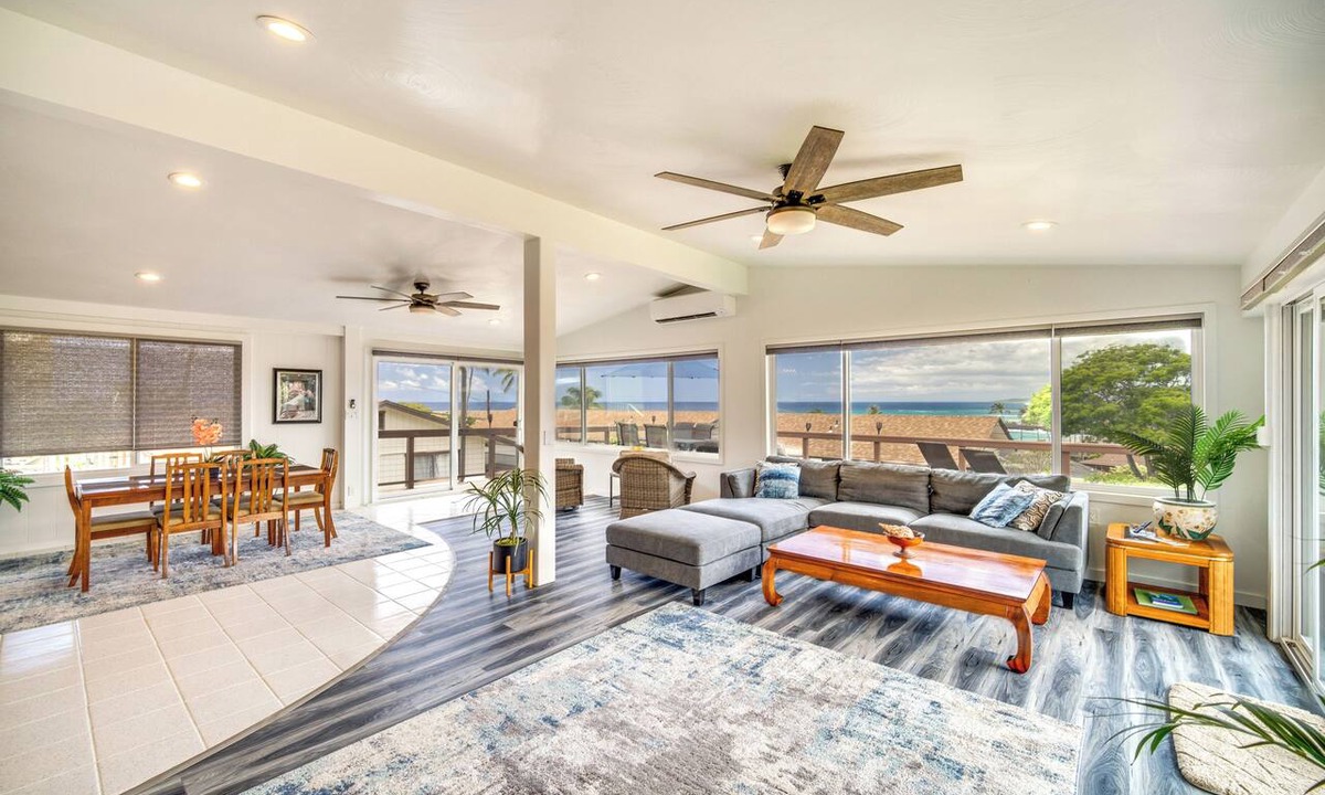 Poipu Cottage | Walk to Beach: Koloa Getaway w/Ocean Views
