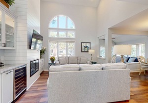 Large Fully-Updated Three Bedroom Villa Steps from the Beach!