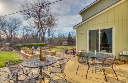 Lawrence House | 2 Mi to KU Campus: Group Getaway w/Patio & Garden