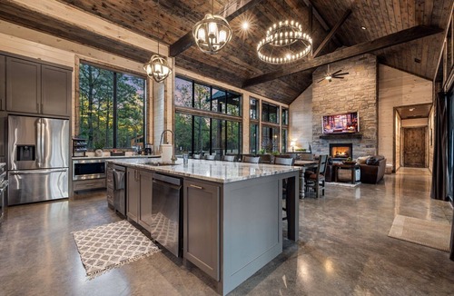 Pickens Cabin | 2 Neighboring Cabins, Fenced Heated Pool, Massive Game Area, Pond, Fun Slide
