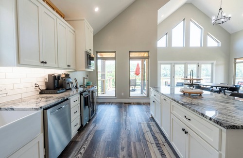 Edgemont House | 4 Bed 3 Bath Greers Ferry Lakefront Home with Private Playground!