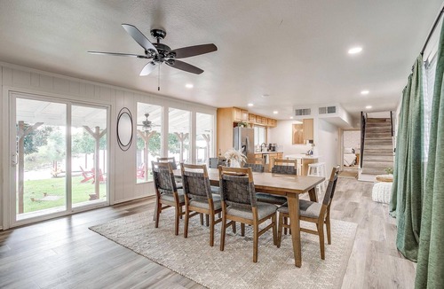 Granbury House | 4BR Granbury Lakefront Home w/Hot Tub, Dock & Game Room