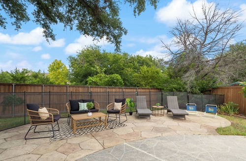 Plano House | 5BR Plano Oasis Pool, Backyard, Game Room & B-Ball, Outdoor Living