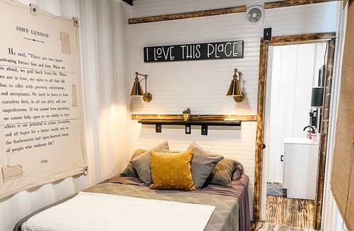 Marble Falls Villa | Adorable container villa suite at Retreat Ranch