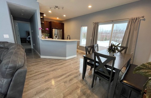 Knik-Fairview House | Alaskan home with views of Denali.