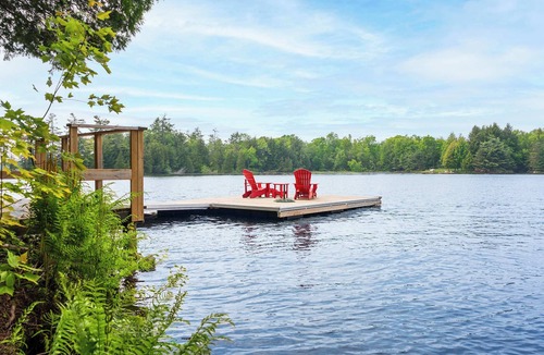 Bala Ski Chalet | Alpine Lake House - Waterfront + Hot tub