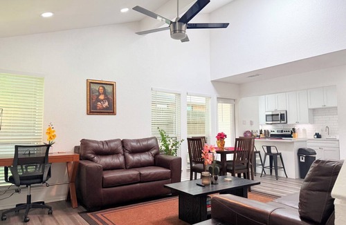 West Arlington House | Arlington Entertainment District Home Brown Door
