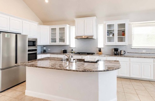 Aubrey House | Aubrey 5BR Group Stay - Yard, Garage & Fireplace