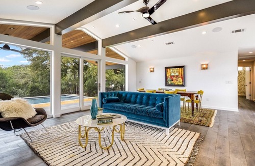 Timberline Ridge House | Austin Texas Mid Century Modern, walk to Zilker, Restaurants and more