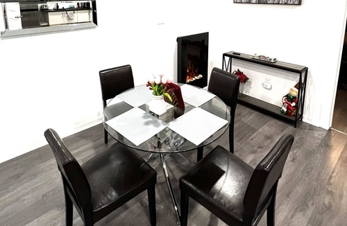 Alcona Apartment | Beautiful basement apartment with fireplace