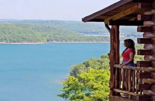 Sylvan Shores Cabin | Beaver Lake Cabin with Boat Dock/Swim Deck/Boat Slips, Incredible Lake View!