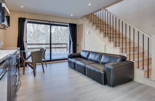 La Conception Cabin | Bel Air Tremblant SKY LOFT : 1 CHAMBRE, JACUZZI, SAUNA