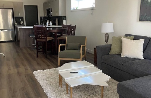 Lethbridge House | Bright Walkout Suite | Near U of L & YMCA