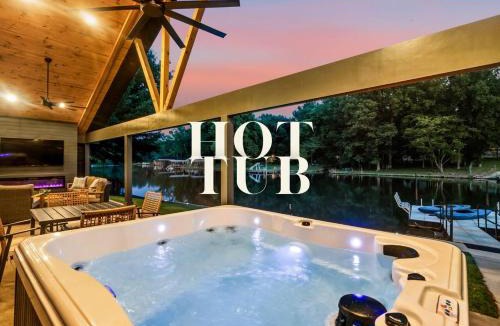 Mid America House | Cape Hamilton | Game Room, Hot Tub, Lakefront