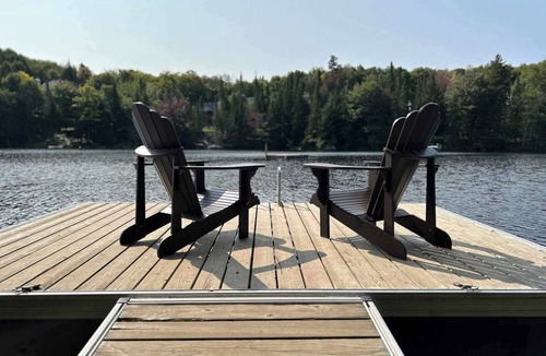 Sainte-Emelie-de-L'Energie Apartment | Chalet Serenia on Lake Beaudoin