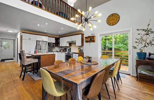 Saint-Alphonse-Rodriguez Ski Chalet | Chalet for 8 Guests | Hot Tub, Heated Pool & Games