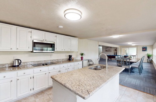 Quinlan House | Charming home with a private fishing pond, pool table, beautiful views, WFH desk