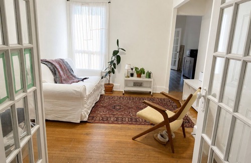 Koreatown Apartment | Charming Two-Level Apartment with Private Backyard
