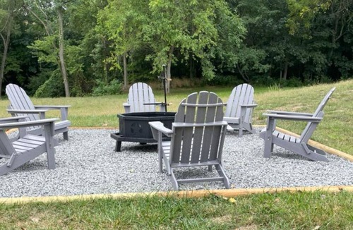 Andrew County RV Rental | Covered Western Style Wagon at AOK Campground up to 6 persons
