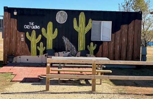 Silverton Cabin | Cozy Catcus Container Cabin in Silverton Texas