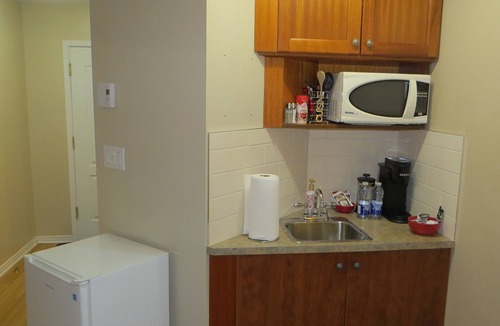 Piedmont Condo | Cozy loft for two with king bed and even a kitchenette . Rest, romance or work