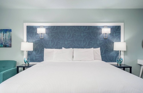 Rockwell Hotel | Deluxe Studio Suite, 1 King Bed, Lake View, Ground Floor