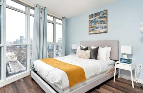 CityPlace Apartment | Downtown 2BR Oasis Skyline Views Parking