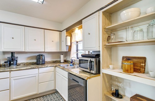 Midwest City Cottage | Easy OKC Access! Quiet Home w/Yard & Workspace