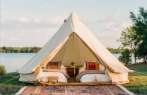Leon Junction Apartment | [Eclipse Amenities Included]142 Acre Ranch Glamping Tent 4